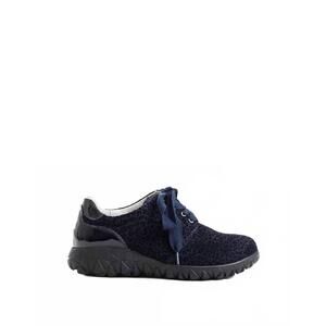 NEW WALDLAUFER women's miranda nubuck sneakers in soft black
